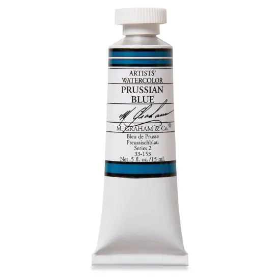M. Graham Artists' Watercolor - Prussian Blue, 15 ml Tube {1}
