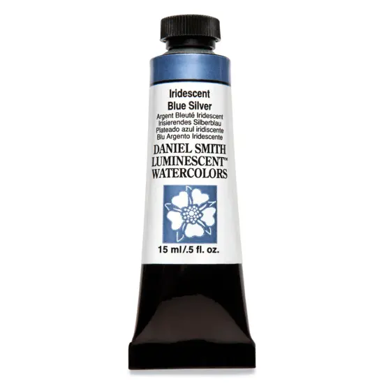 Daniel Smith Luminescent Watercolor - Iridescent Blue Silver, 15 ml, Tube {1}
