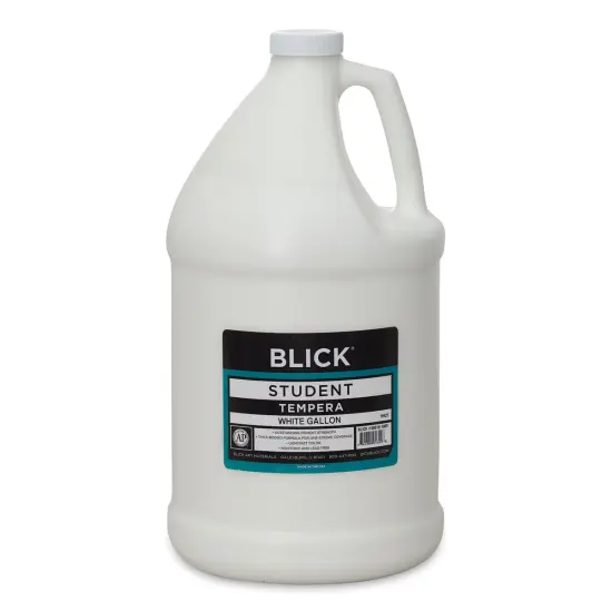 Blick Student Tempera Paint -White, 128 oz bottle {1}