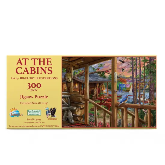 Sunsout At The Cabins 300 pc Jigsaw Puzzle 31934 {4}