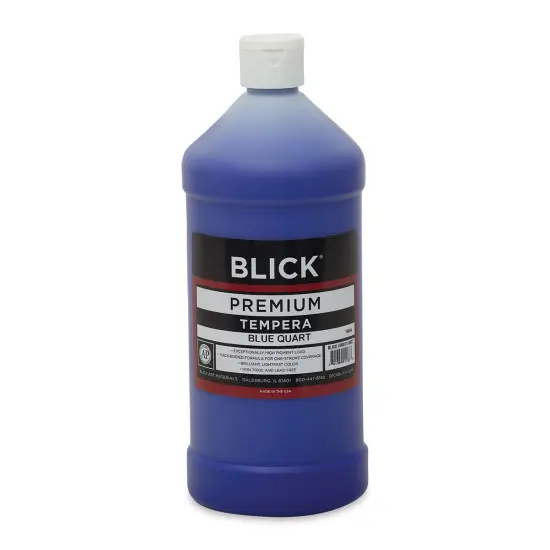 Blick Premium Grade Tempera - Blue, Quart {1}