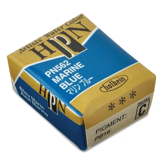 Holbein Artists' Watercolor Half Pan - Marine Blue {1}