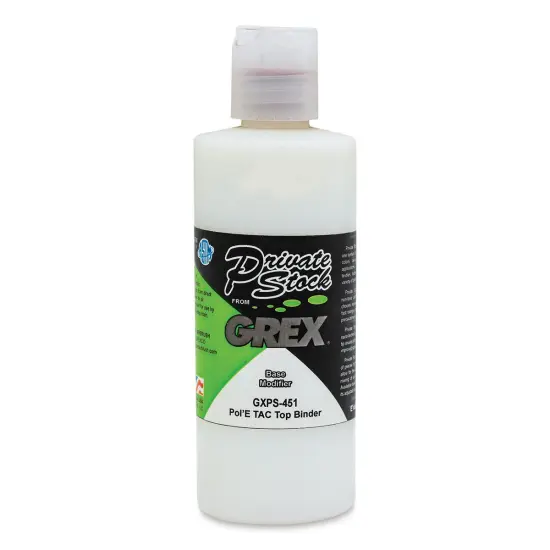 Grex Private Stock Pol&rsquo;E TAC Top Binder Airbrush Medium - 4 oz {1}