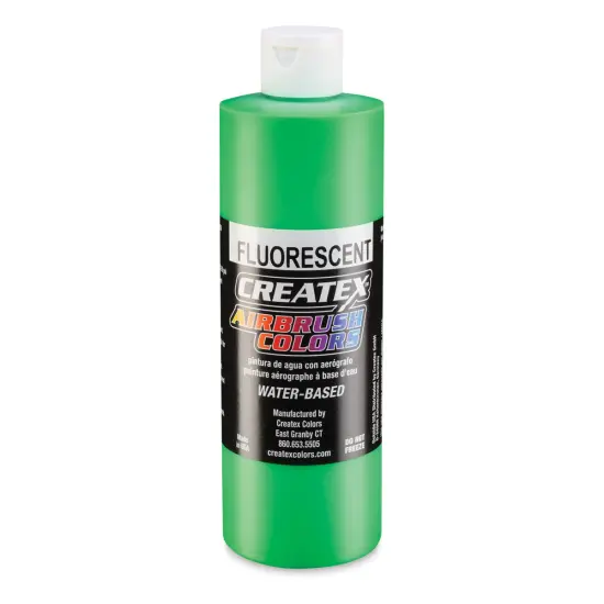 Createx Airbrush Color - 16 oz, Fluorescent Green {2}
