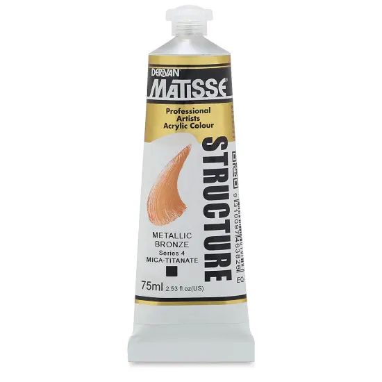 Matisse Structure Paint - Metallic Bronze, 75 ml {2}