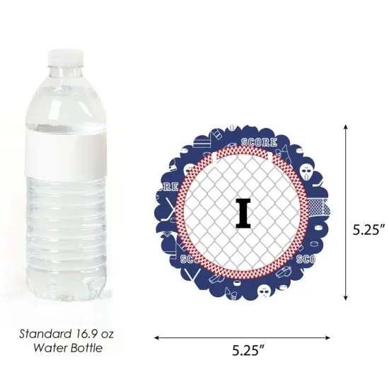 Big Dot of Happiness Shoots and Scores - Hockey 1st Birthday Highchair Decor - I Am One - First Birthday High Chair Banner {3}