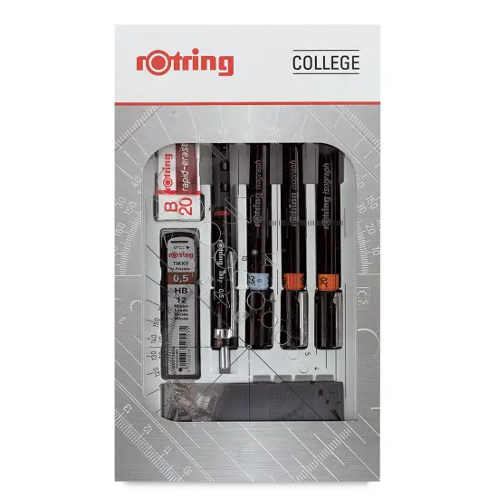 Rotring Isograph Technical Pens - 0.2 mm, 0.4 mm, 0.6 mm, Set of 3 {1}