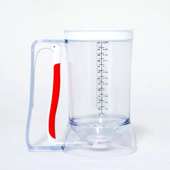Norpro Batter Dispenser Soft Grip Handle 4 Cups Clear with Measurements {1}