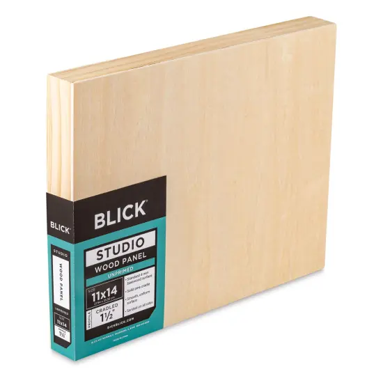 Blick Studio Artists' Wood Panels - Gallery Cradle, 11" x 14", 1-1/2" Cradle {1}