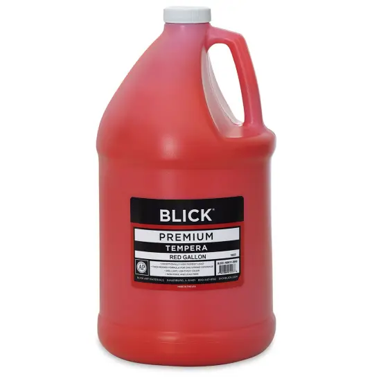 Blick Premium Grade Tempera - Red, Gallon {2}