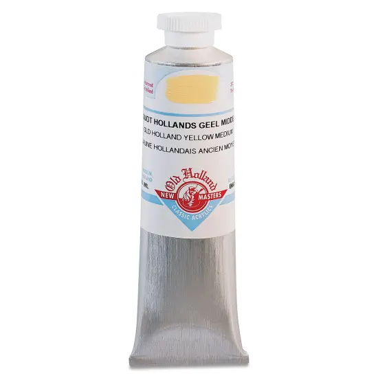 Old Holland New Masters Classic Acrylics - Old Holland Yellow Medium. 60 ml tube {2}