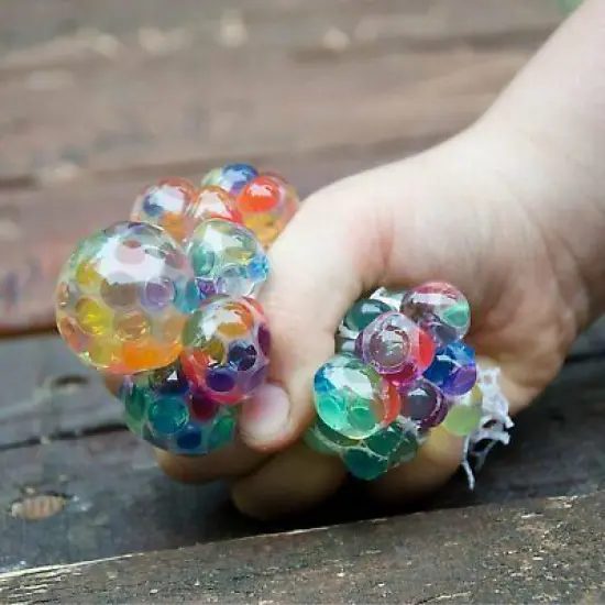 Big Mo's Toys Mesh Balls - Squishy Fidget Balls Stress Reliever For Adults - 12 Pack {5}