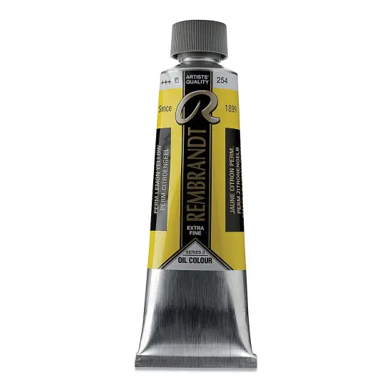 Rembrandt Artists' Oil Color - Permanent Lemon Yellow, 150 ml tube {2}