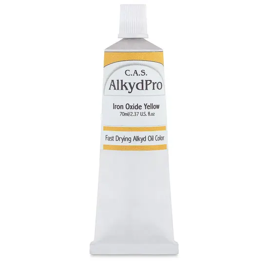CAS AlkydPro Fast-Drying Alkyd Oil Color - Iron Oxide Yellow, 70 ml tube {1}