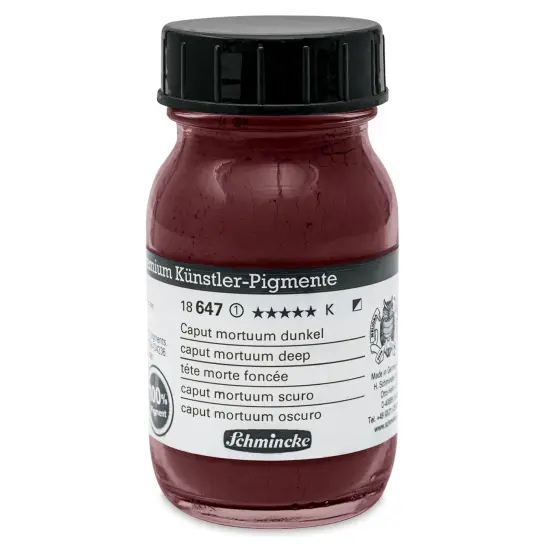 Schmincke Pigment - Caput Mortuum Deep, 100 ml Jar {1}
