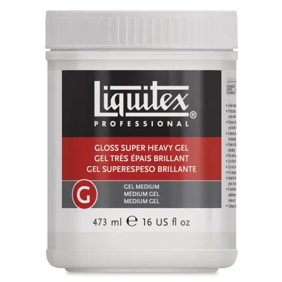 Liquitex Medium - Super Heavy Gel Medium, Gloss, 16 oz bottle {2}