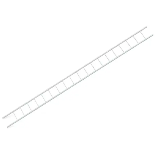 Plastruct Styrene Structural Ladder - Pkg of 2, 1:16 Scale, 3/4" H x 1-3/32" W x 15" L {2}