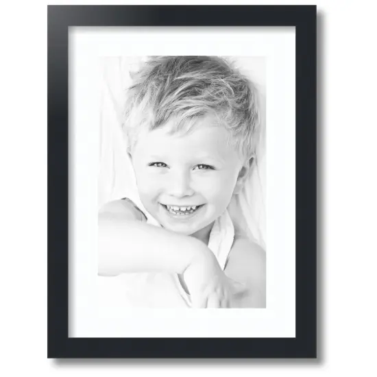 ArtToFrames Collage Photo Picture Frame with 1 - 10x15 inch Openings, Framed in Black with Over 62 Mat Color Options and Regular Glass (CSM-3926-1402) {7}