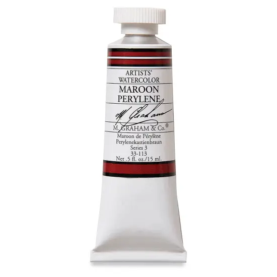 M. Graham Artists' Watercolor - Maroon Perylene, 15 ml Tube {2}
