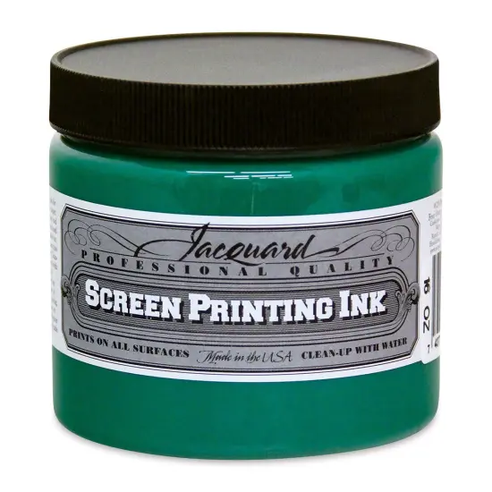 Jacquard Screen Printing Ink - Opaque Green, 16 oz {1}