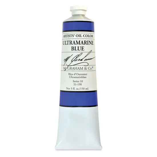 M. Graham Artists' Oil Color - Ultramarine Blue, 148 ml tube {2}