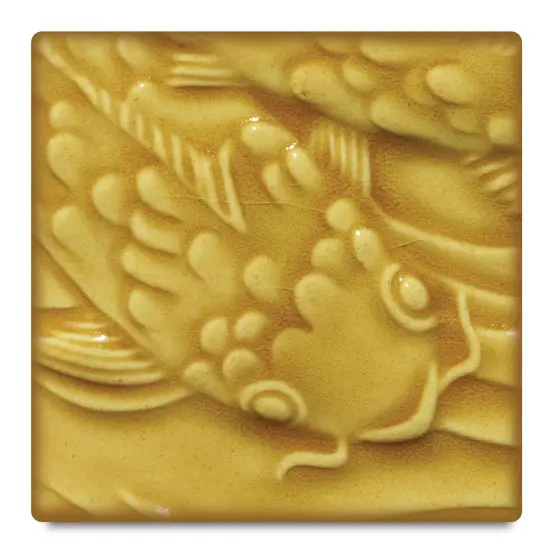 Amaco Liquid Gloss Glaze - Pint, Dark Yellow, Translucent {2}