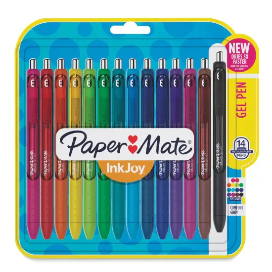 Paper Mate Inkjoy Retractable Gel Pens - Fashion Colors, Set of 14 {1}