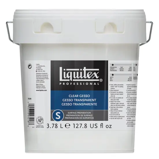 Liquitex Acrylic Gesso - Clear, Gallon {1}