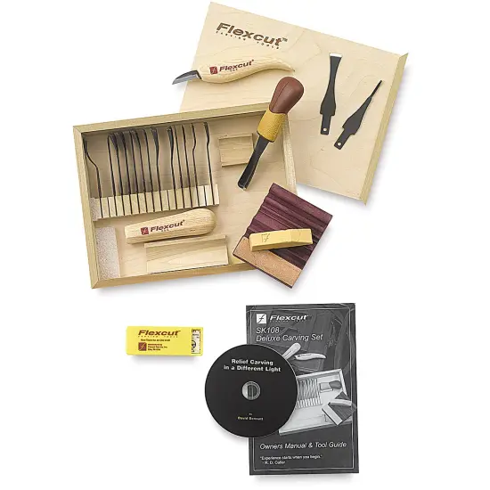 Flexcut Deluxe Starter Carving Set - Set of 21 {2}