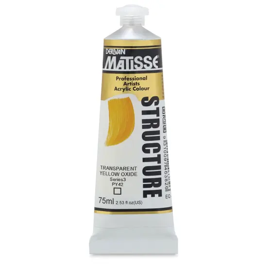 Matisse Structure Paint - Transparent Yellow Oxide, 75 ml {1}