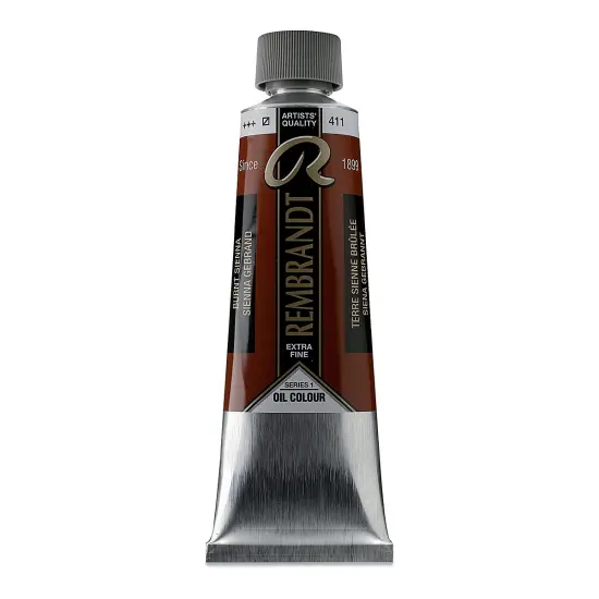 Rembrandt Artists' Oil Color - Burnt Sienna, 150 ml tube {2}