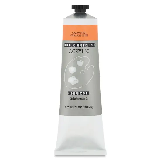 Blick Artists' Acrylic - Cadmium Orange Hue, 4.65 oz tube {1}