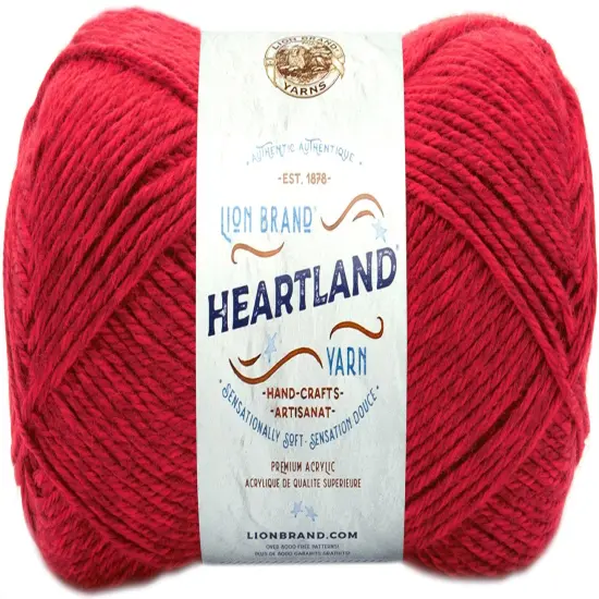 (3 Pack) Lion Brand Heartland Yarn - Redwood {2}