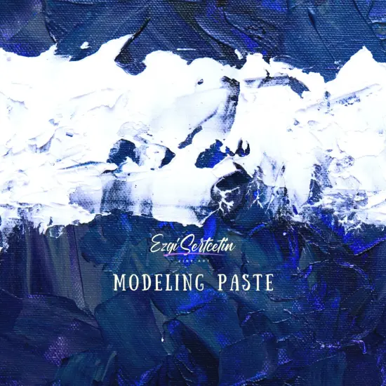 Premium Modeling Paste | Molding Paste | Lightweight Product | Ideal for Artwork and DIY | Perfect Density | by Ezgi Sertcetin {8}