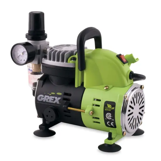 Grex 1/8 HP Portable Piston Air Compressor - AC1810-A {1}