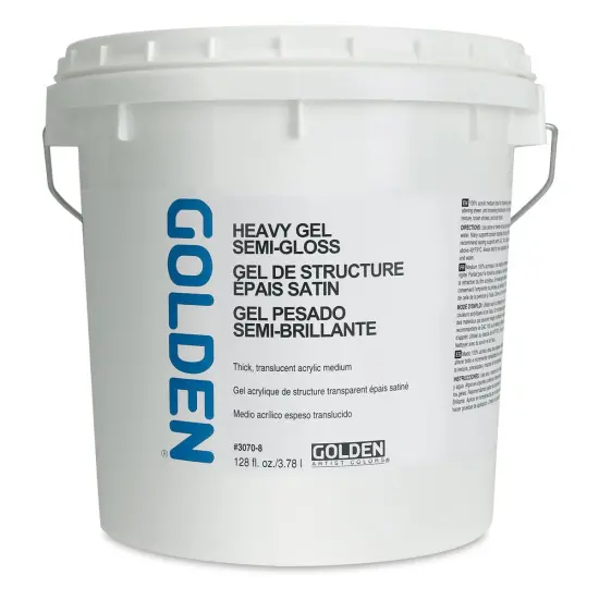 Golden Heavy Acrylic Gel Medium - Semi-Gloss, 128 oz tub {1}