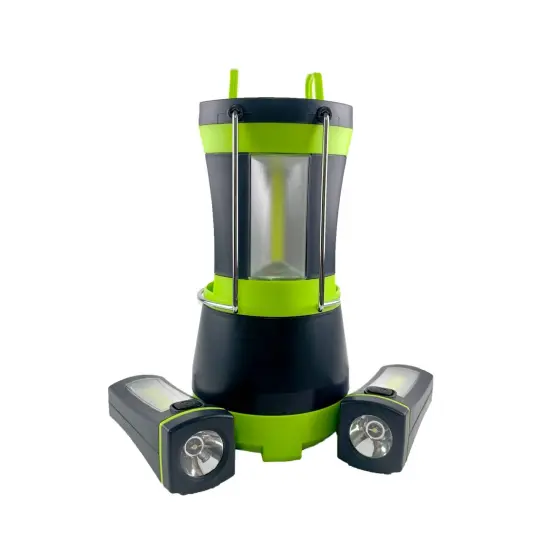 Rayo Illumino LED Lantern with 2 Remote Flashlights Portable Camping Light {3}