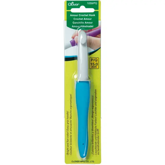 Clover Amour Crochet Hook-Size P/Q/15mm {1}