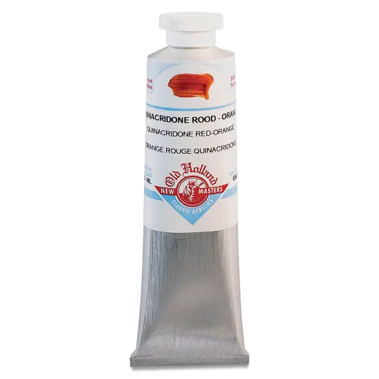 Old Holland New Masters Classic Acrylics - Quinacridone Red-Orange, 60 ml tube {2}