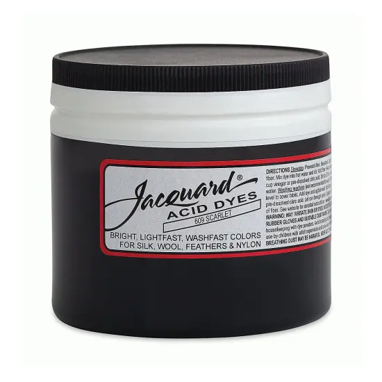 Jacquard Acid Dye - Scarlet, 8 oz {1}