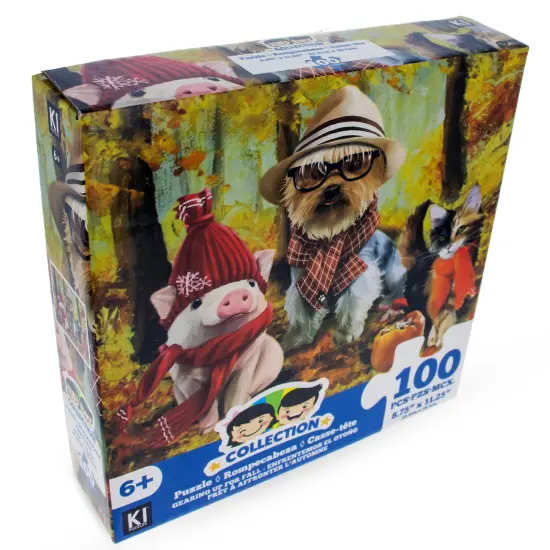 100 Piece Happy Animals Puzzle {1}