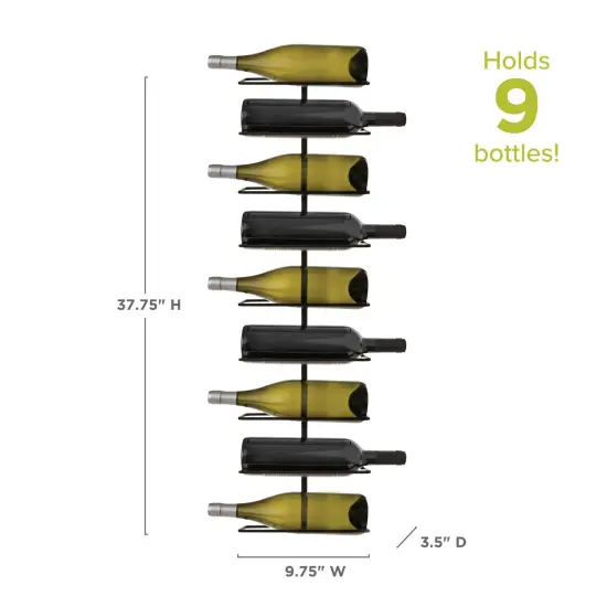 Align Wall-Mounted Wine Rack {4}