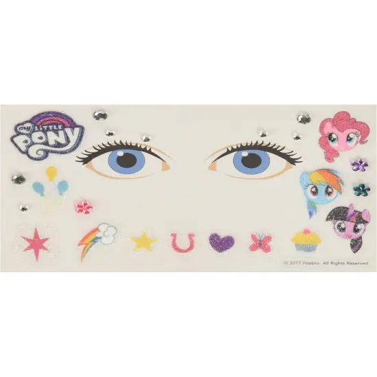 My Little Pony Gems And Face Stickers Costume Accessory {1}