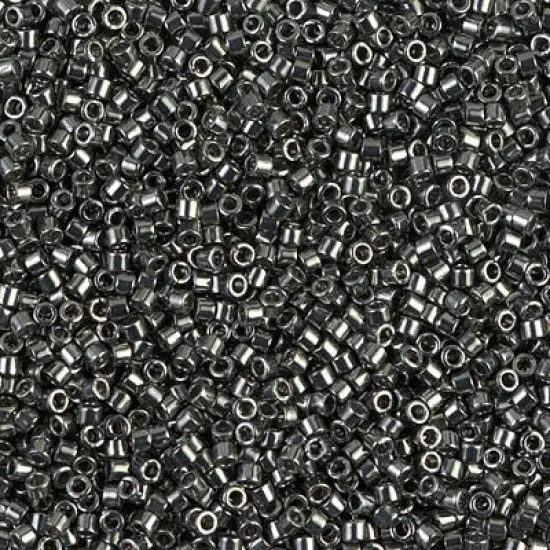 Miyuki Delica Bead 11/0 - DB0457 - Galvanized Dark Steel Green {1}