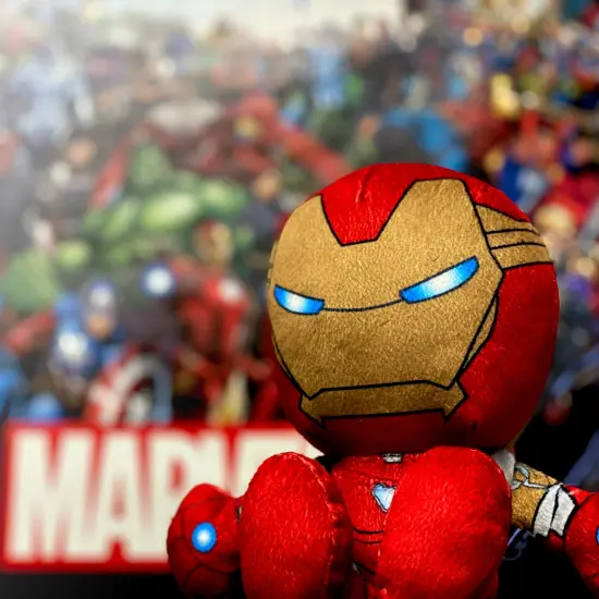 Bleacher Creatures Marvel Iron Man 8" Kuricha Sitting Plush {5}