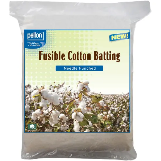 Pellon Fusible Cotton Batting-Crib Size 45"X60" {1}