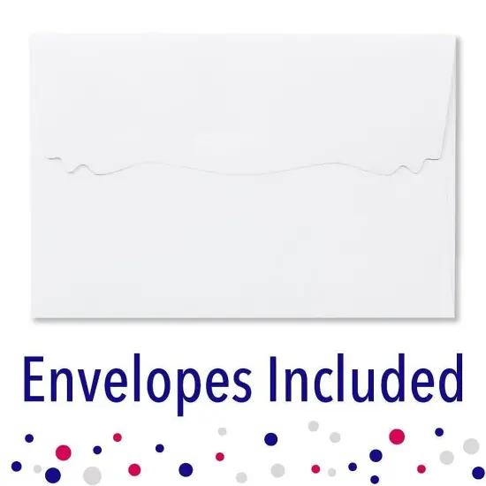Big Dot of Happiness Tumble, Flip & Twirl - Gymnastics - Shaped Fill-in Invites - Birthday or Gymnast Party Invite Cards with Envelopes - Set of 12 {7}