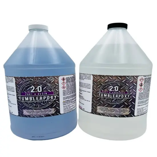 2.0 Tumblerpoxy FAST SET epoxy 2 GALLON KIT {1}