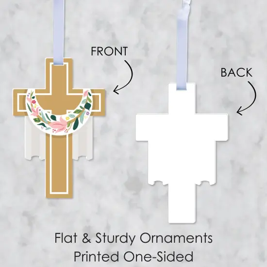 Big Dot of Happiness Religious Easter - Christian Holiday Decorations - Tree Ornaments - Set of 12 {7}