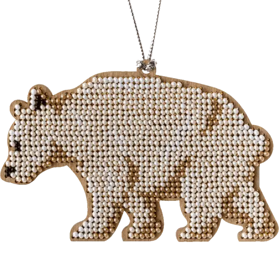 Bead embroidery kit on wood FLK-213 {2}